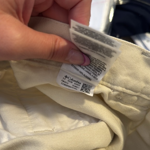 Men's Columbia PFG Khaki Outdoor Fishing Casual Cargo Shorts Size M 7" Inseam - Picture 8 of 8